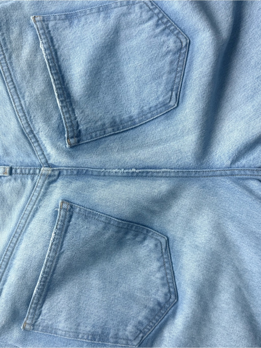 Agolde Light Blue Wide-Leg High-Rise Jeans - Picture 5 of 6